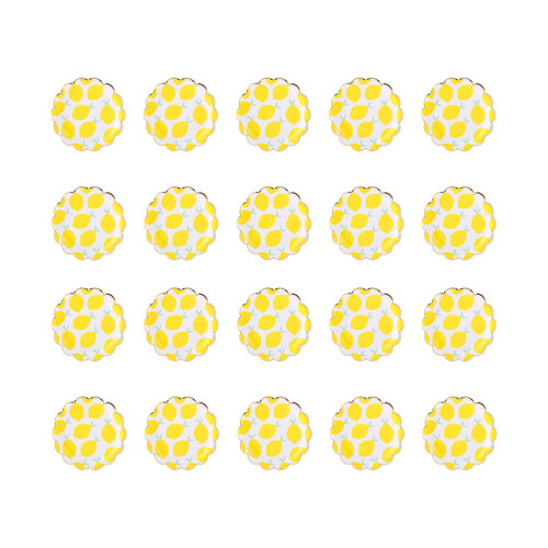 60Pièces Assiettes Papier Fruitées Décoratives Pour Table De 1