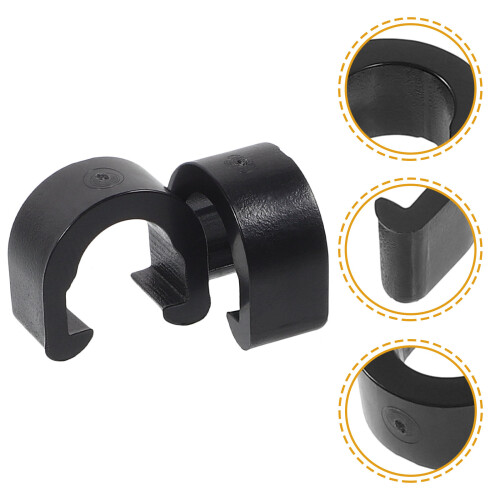 160Pièces -Câble Noir Clip C-Shape 1