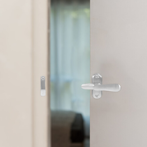 3Pièces Verrouillage Forte Acier Inox Maison Argent 2