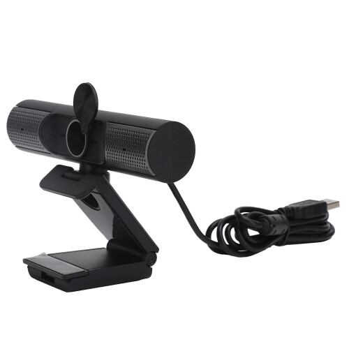 Noise Cancelling Webcam with Microphone, Low Light Correction Webcam for Streaming, Plug and Play Webcam for Laptop 2