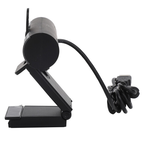 Automatic Noise Reduction Webcam, Wide Compatibility Webcam with Microphone for Online Learning, Privacy Cover Webcam for Laptop 1