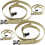 8Pièces Sangles Légères Khaki Clip Rapide Pour 2