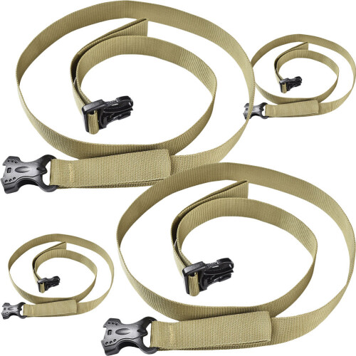 8Pièces Sangles Légères Khaki Clip Rapide Pour 1