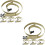 8Pièces Sangles Légères Khaki Clip Rapide Pour 6