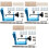 6Pièces Guide De Perçage Oblique Bleu En Aluminium Pour Menuiserie 7
