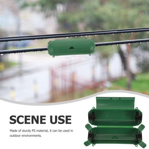 Cache-Protection Câble D'extension Vert Étanche En Plastique Ps 2