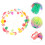 200Pièces Picks Parasol Champignon Multicolores Pour Décor Boissons 9