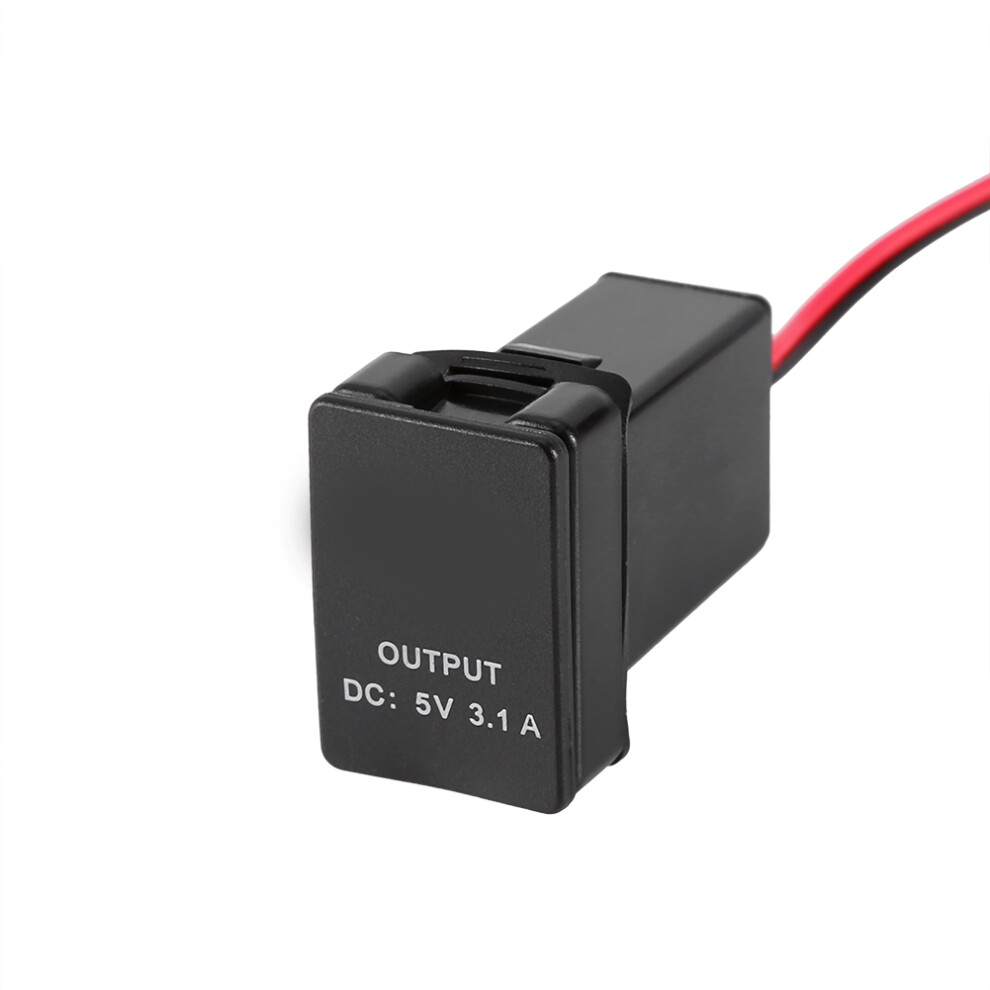 Dual Usb Car Charger 12V-24V For Toyota Power Socket 5V 3.1A Zy 8051393017115