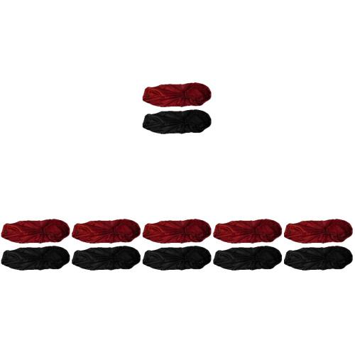12Pièces Bonnets De Satin Femmes Longs Et Épais Multi 1