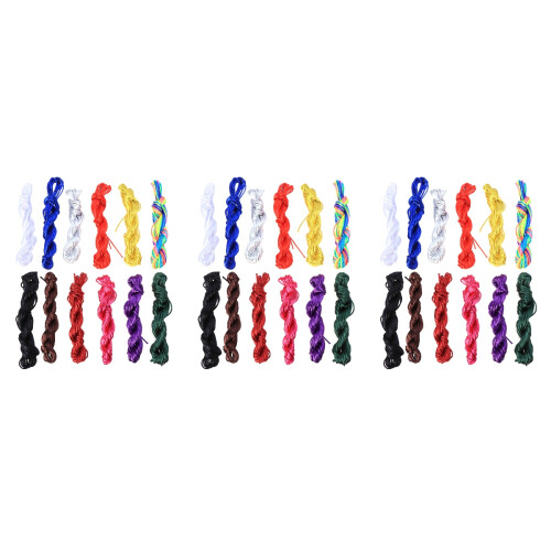 Nylon Coloré Pour Tressage Kumihimo Bracelet 2
