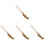 4Pcs Stable Rust Removal Wire Brush Metal Cleaner for Home 4