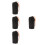 4Pcs Black Flannelette Saxophone Bag Durable Storage Pouch Accessory 9