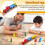 36Pièces Ensemble Pistes Bois Facile À Monter Jeu Train Educatif 6