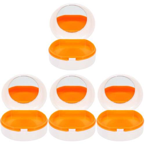 4Pièces Boîtes Transport -Bouche Anti-Rayures Colorées 1
