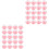 100Pcs Pink Clear Dome Cake Packing Boxes for Baking and Home Use 2