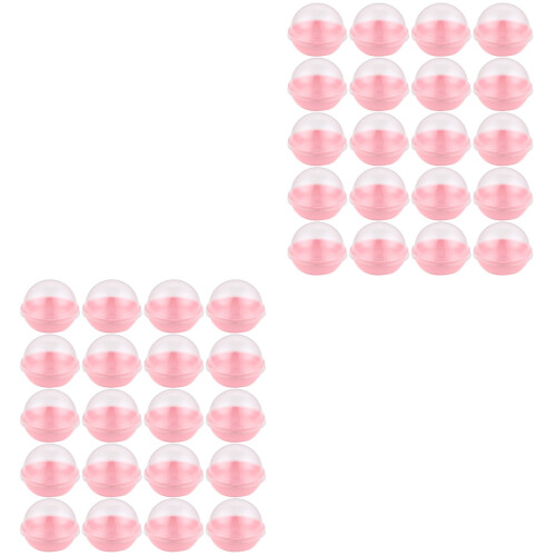 100Pcs Pink Clear Dome Cake Packing Boxes for Baking and Home Use 1