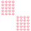 100Pcs Pink Clear Dome Cake Packing Boxes for Baking and Home Use 5
