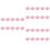 30Pièces Cake Decoration Rose Motifs Nuage Pour Cupcakes Événements 6