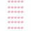 30Pièces Cake Decoration Rose Motifs Nuage Pour Cupcakes Événements 8