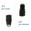 4Pièces Kit Épaississant Noir Brosse Multiusage 10