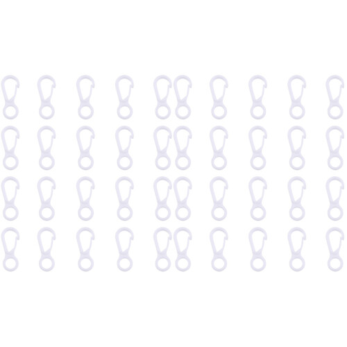 500Pièces Petits Crochets Plastique Suspension Masque 1