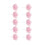 30Pièces Cake Decoration Rose Motifs Nuage Pour Cupcakes Événements 10