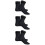3Paires Natation Noir Confortables Résistantes 8