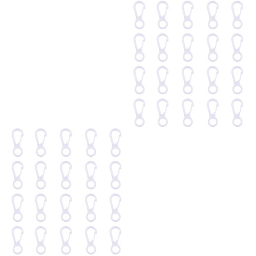 500Pièces Petits Crochets Plastique Suspension Masque 2
