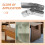 20 Pcs Clamping Ring Track Ring Drawer Lock 3.90x2.00x0.80cm Silver 7