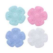 Clog Prevention Drain Covers Hair Stopper Bathtub Drain Protectors Flexible Silicone Easy-Clean Drain Strainer For Home Bathrooms And Kitchens