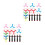 2Sets Plastic Pull String Flying Disc Toy Kids Outdoor Fun 8