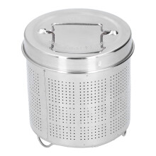 Stainless Steel Boiling Basket Seasoning Filter Strainer Multifunctional Crab Steamer High Temperature Resistant Cooking Tools With Fine Mesh