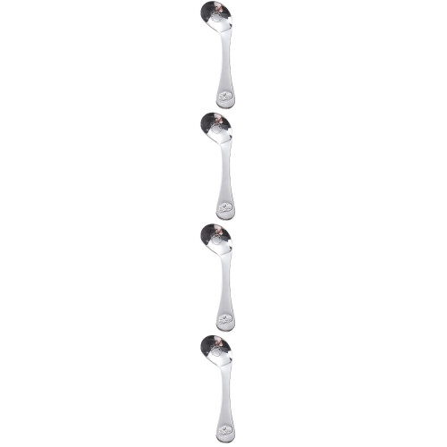 4Pcs Training Feeding Spoons Durable Stainless Steel 1