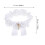 Bowknot Garters Wedding Leg Ornament White 1 Set 2