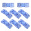 16Pcs Blue Pc Swimming Goggles Buckles Quick Release Adjustable Clips 2