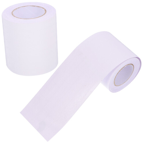 White PVC Skirting Board Covers Self-Adhesive Wall Base Trim 1