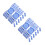 16Pcs Blue Pc Swimming Goggles Buckles Quick Release Adjustable Clips 3