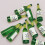 80Pcs Green Mini Bottles Model Resin Miniature House Decor 5