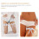 Bowknot Garters Wedding Leg Ornament White 1 Set 4