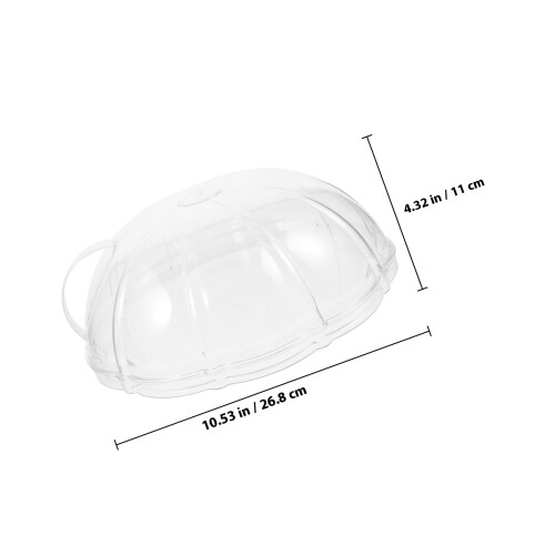 Couvercle Anti-Éclaboussures Micro-Ondes Transparent Réutilisable 1