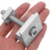 Solar Panel Mounts Solar Panel Mid Clamp Aluminum Alloy 4pcs 7