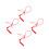 4Pcs Durable Halters Bitless Bridles for Practical Horse Use 2
