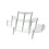 3Pièces Support Gâteau Transparent Multi-Usage Pour 11