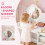AIYAPLAY Kids Dressing Table with Mirror, Stool, Vanity Table, White 6