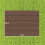 Outsunny Outsunny 3.5x2.6 m Pergola Cover Replacement for 4x3 m Frame, Brown 2