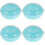 4Pièces Range-Pain Beignets Bleu Ciel Micro-Ondes Portable 6