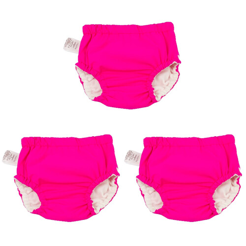 3Pièces Pantalons Natation Bébé Imperméables Rosy Polyester 2