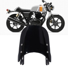 Motorrad-Windschutzscheibe für Hunter 350 2022-2024 Schwarz PC Eisen