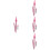 4Sets Draagbare Roze Passer Voor Studenten Tekentools 7