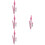 4Sets Draagbare Roze Passer Voor Studenten Tekentools 8